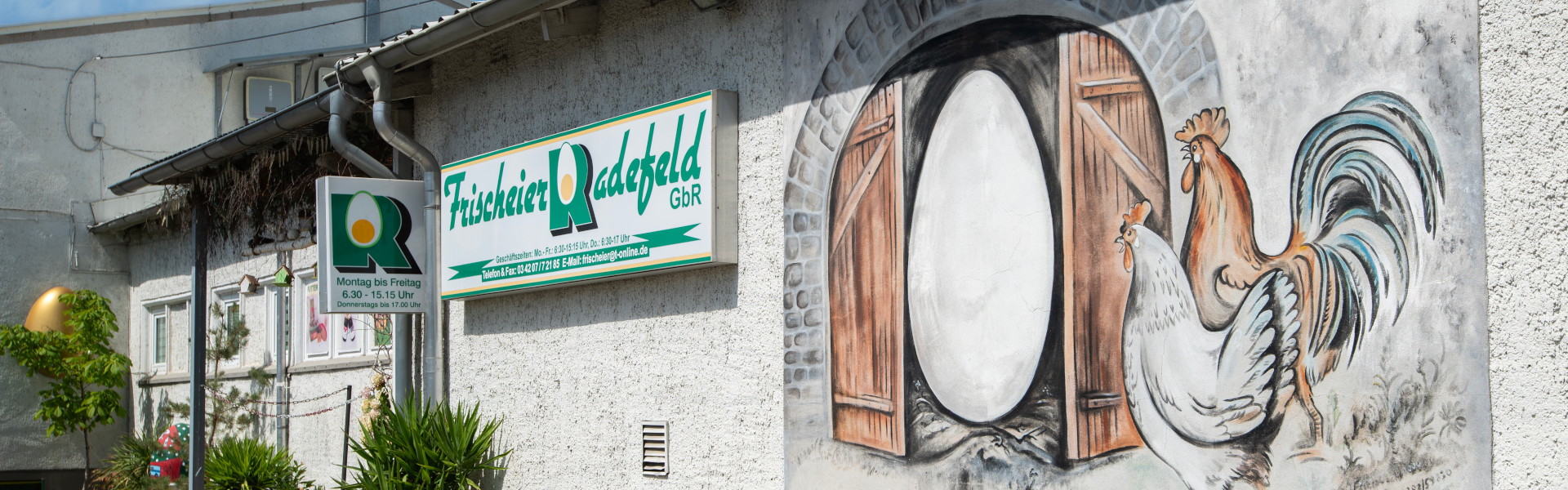 Außenaufnahme von Frische Eier Radefeld in Schkeuditz Außenaufnahme von Frische Eier Radefeld in Schkeuditz