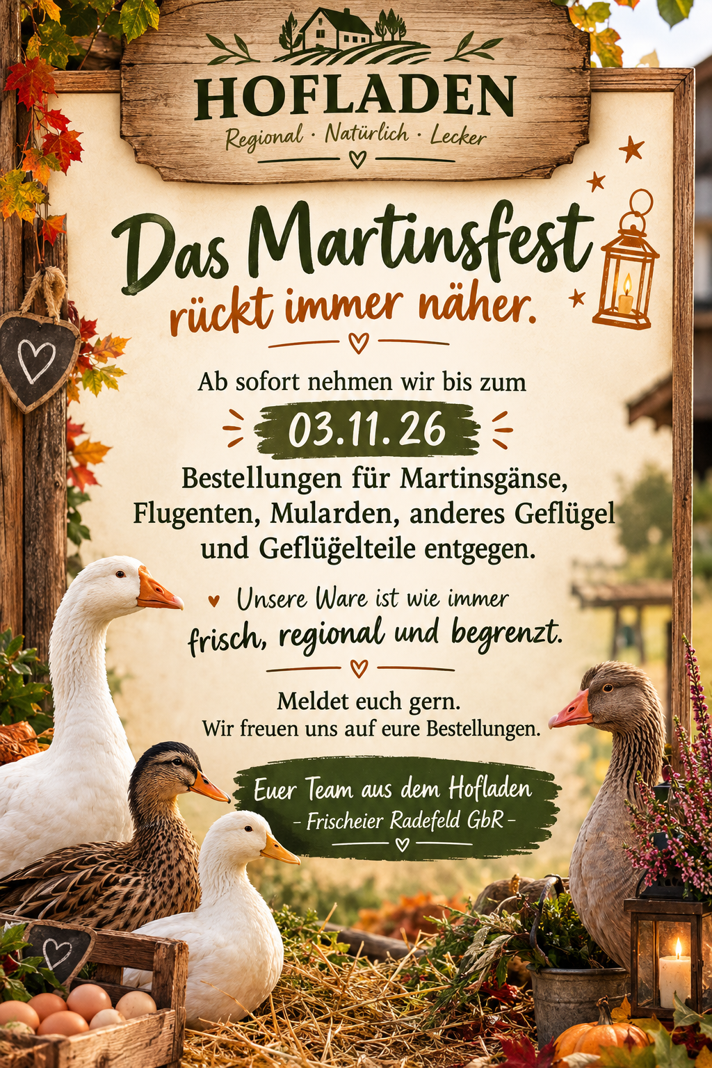 Frischeier Radefeld Valentinstag Nudelstrauß